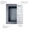 American Built Pro Shower Niche Tile Template, Square Plastic SN1212 P1 - alternate 4